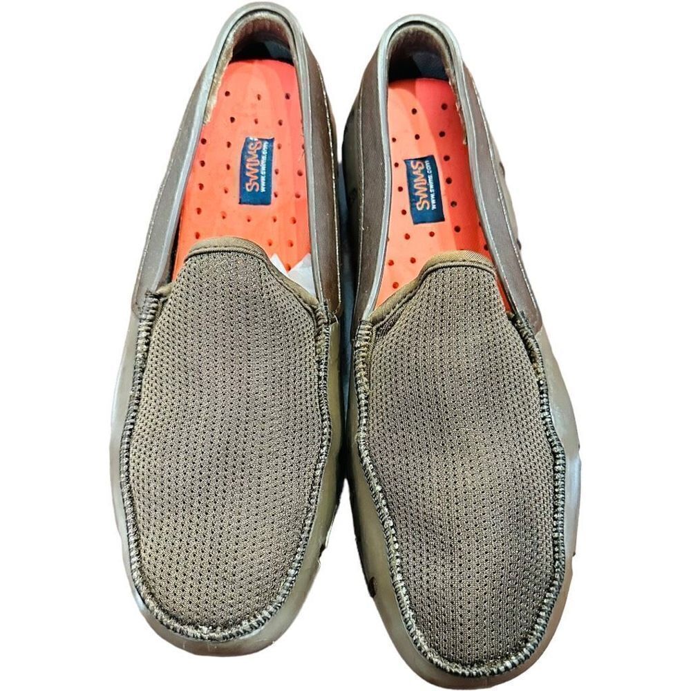 SWIMS Riva Brown Men’s Rubber Pool Beach Water Loafer Size 9 EUC